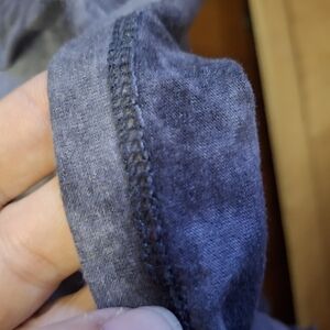 Black and Gray Long Sleeve Tee Soft Cotton Blend